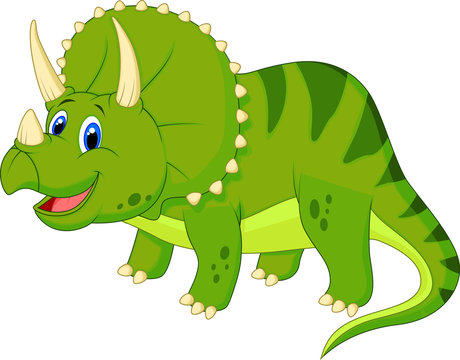 Cute triceratops cartoon