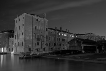 The Light of Venice Long exposure By Night.