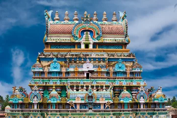 Acrylic prints Temple Sri Ranganathaswamy Temple. India