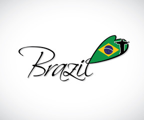 Brazil lettering