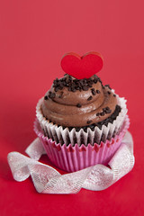 Heart Cupcake