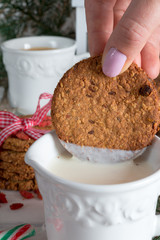 milk and cookies for santa