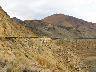 Straße am Walker Lake