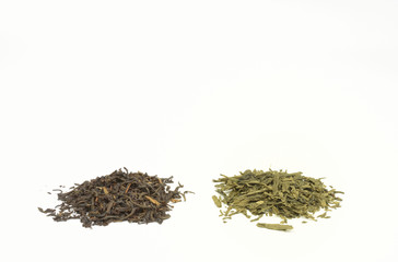 loser Tee, schwarz und grün gehäuft