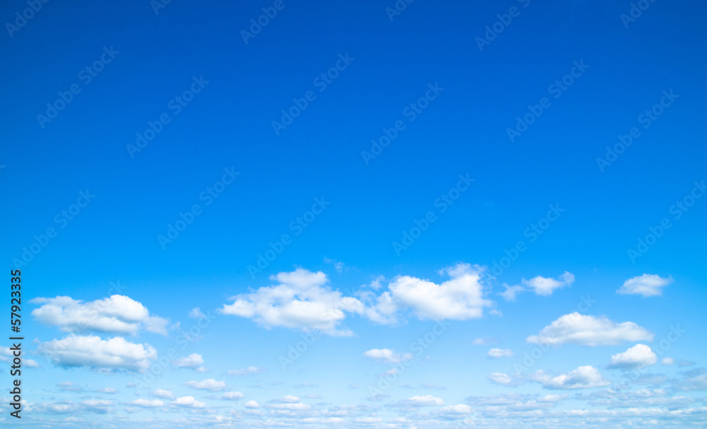 Wall mural blue sky