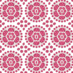 Ceramic Pink Floral Pattern