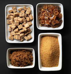 various types of sugar