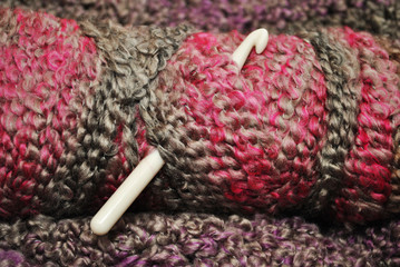Skein of Yarn and Hook