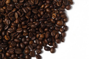 Coffee Beans on white