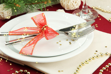 Beautiful Christmas setting, close up © Africa Studio