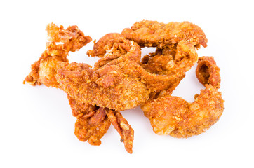 Fried chicken skin