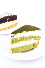 Green tea cake
