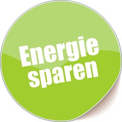 Fototapeta premium bouton energie sparen