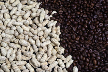 Peanuts and Coffee Beans
