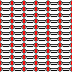 Design seamless monochrome striped pattern