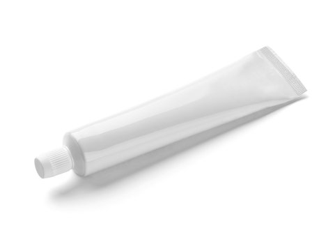 white tube cream toothpaste