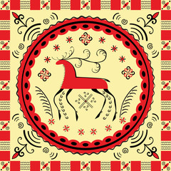 Mezen painting one of the most ancient Russian crafts.