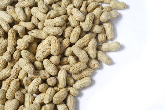 Peanuts on White