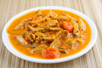 Anchovy fish curry
