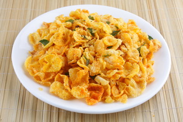 corn flakes fried