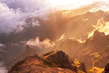 Obraz na płótnie Canvas Mountains in Madeira