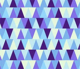 Cercles muraux Zigzag Motif géométrique sans couture aux couleurs de l& 39 hiver