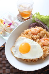 Indonesian food, Nasi Goreng with sunny side up