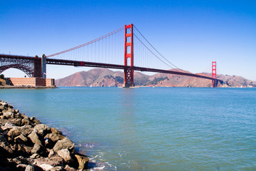 Vue sur le Golden Gate