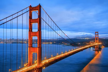 Fotobehang Famous Golden Gate Bridge © Frédéric Prochasson