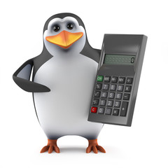 Penguin calculates