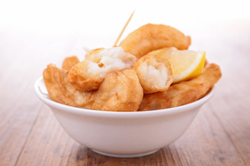 fish and chips, nugget