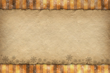 Christmas background - blank handmade paper
