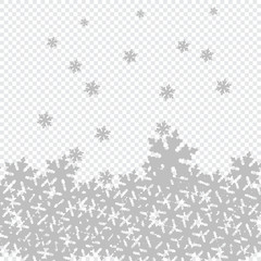 Vector Background with snowflakes Christmas motif