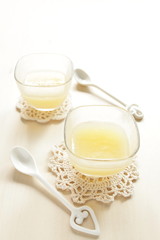 homemade grapefruit kanten jelly