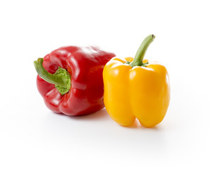 Fresh Red and Yellow Paprika