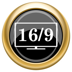 16 9 TV icon