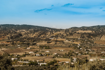 The landscape of Andalusia