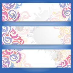 Set Of Colorful Banners.