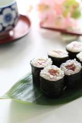 Japanese food, roll sushi