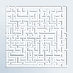 Labyrinth dreidimensional
