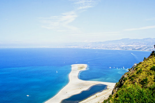 Lagoon Tindari - beautiful view of the lakes of Marinello