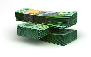 Stack of Australian Dollar