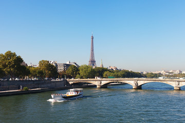 Obraz premium Paris, Seine river.