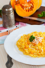 Pumpkin risotto