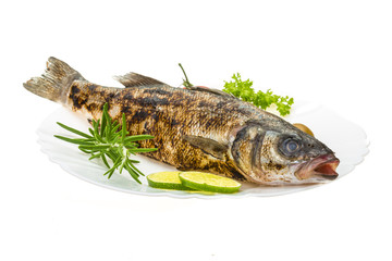 Roasted seabass