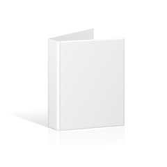 Blank Book Cover, Binder or Folder Template. Vector