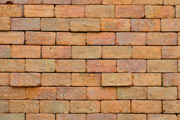 Red brick wall texture.