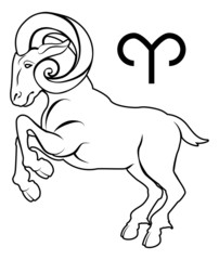 Aries zodiac horoscope astrology sign