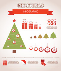 merry christmas infographics