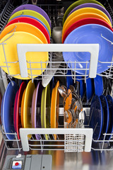 Open dishwasher